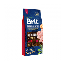 Корм для собак Brit Premium by Nature Adult L 15 кг