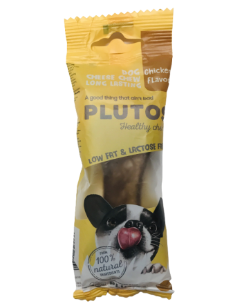Plutos Dog Cheese & Chicken...