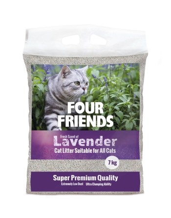 Four Friends cat litter...