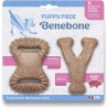 Benebone Puppy 2-Pack Dental Chew/Wishbone  Bacon Tiny