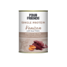 FOURFRIENDS SINGLE PROTEIN  HIRV & MAGUSKARTUL 400G koerakonserv