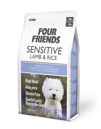 FOUR FRIENDS Sensitive Lamb & Rice  3kg