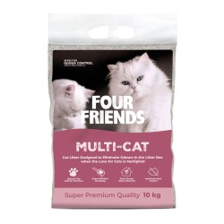 FOUR FRIENDS  наполнитель для кошачьего туалета MultiCat 10 kg by Intersand