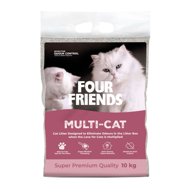 FOUR FRIENDS kissanhiekka MultiCat 10 kg