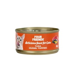 FourFriends cat food Tuna & Mussel 85g