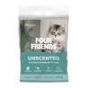 FOURFRIENDS UNSCENTED CAT LITTER 10KG наполнитель без запаха, комкующийся, безпылевой by Intersand