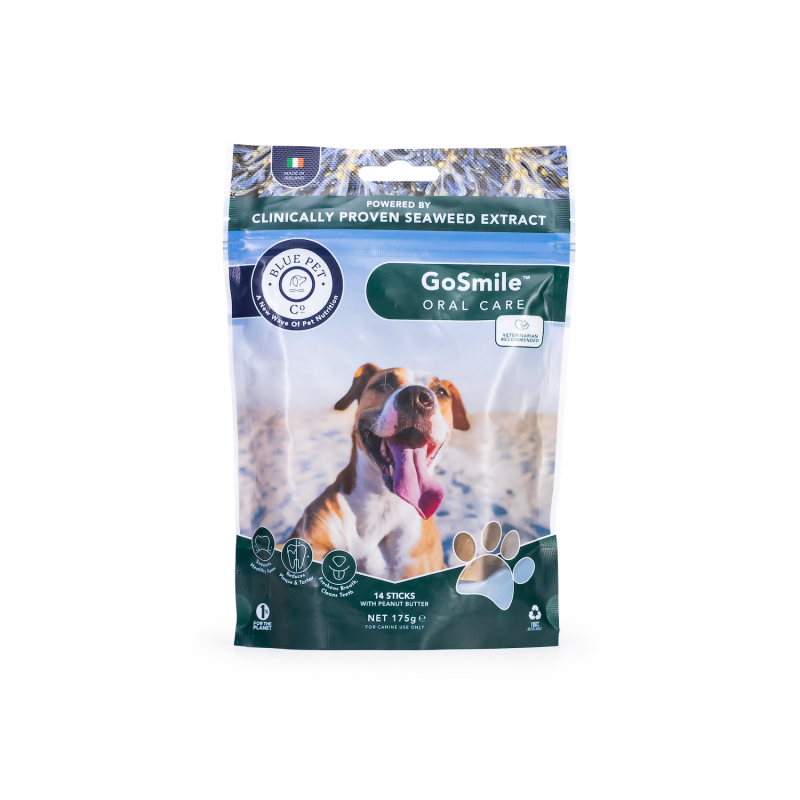 BluePet GoSmile - Teeth & Gums - Maapähklivõi - 175g - 14 pulka  kotis