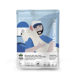 NATURE'S FOOD tasapainoinen raakaruoka | Välimeren ruokavalio Egeanmeren illallinen | Pihvit | 1 kg