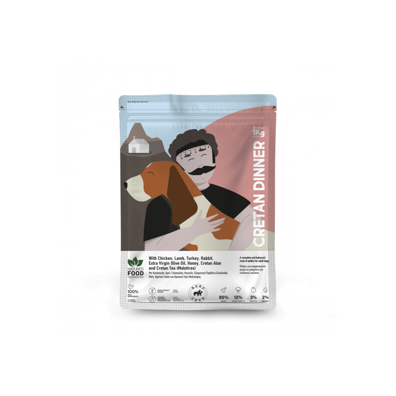 NATURE’S FOOD tasakaalustatud toortoit , Vahemere dieet , Kreeta õhtusöök , pihvid  1kg