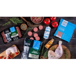 Бургеры из индейки Nature's Food для чувствительных желудков - 1 кг