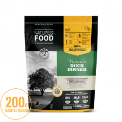 Nature's Food Duck Dinner tasakaalustatud toortoit pardilihast, monoproteiin pihvid 1kg