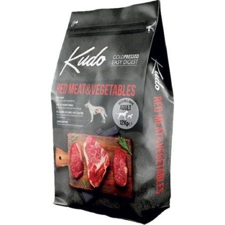 Корм для собак холодного отжима Kudo Red Meat & Vegetables 12 кг