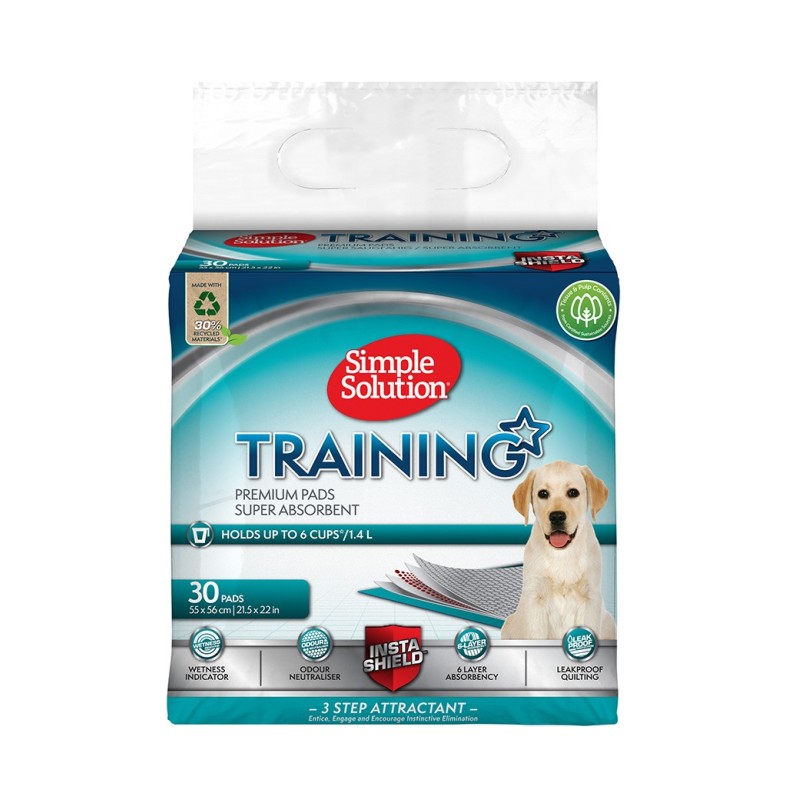 SIMPLE SOLUTION PUPPY TRAINING PADS N30 55cm x 56cm