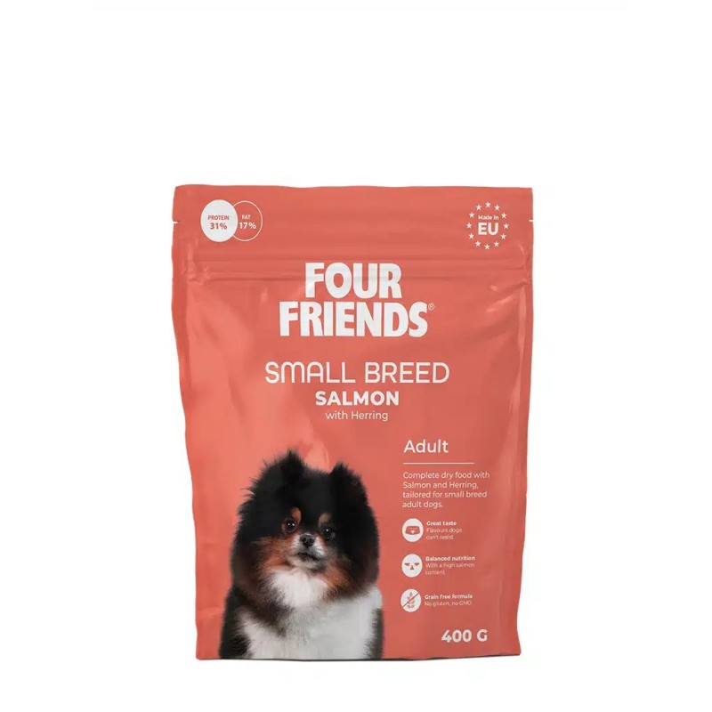 FOURFRIENDS SMALL BREED SALMON 400g