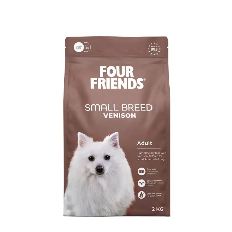 FOURFRIENDS SMALL BREED VENISON 2kg