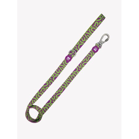 DUKIER LEASH KALEIDO LIME SWIRL SIZE S