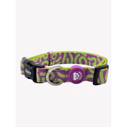 DUKIER COLLAR KALEIDO LIME SWIRL SIZE M