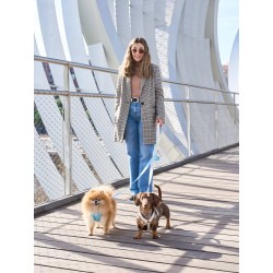 DUKIER LEASH SOFT BLUE SIZE S