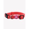 DUKIER COLLAR KALEIDO PINK GRID SIZE M